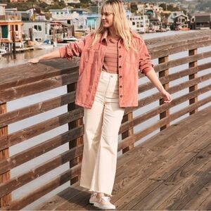 Marine Layer - Carrie Corduroy Shirt Jacket - Size Small (runs oversized)